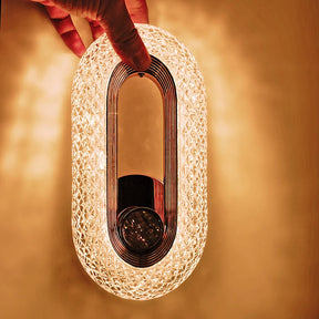 Arandela Cristal Luminária Parede