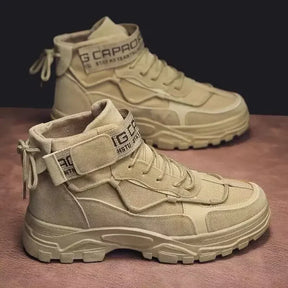 Bota Masculina Estilo Britânico Antiderrapante Confortável (Promoção de Inverno 2025)