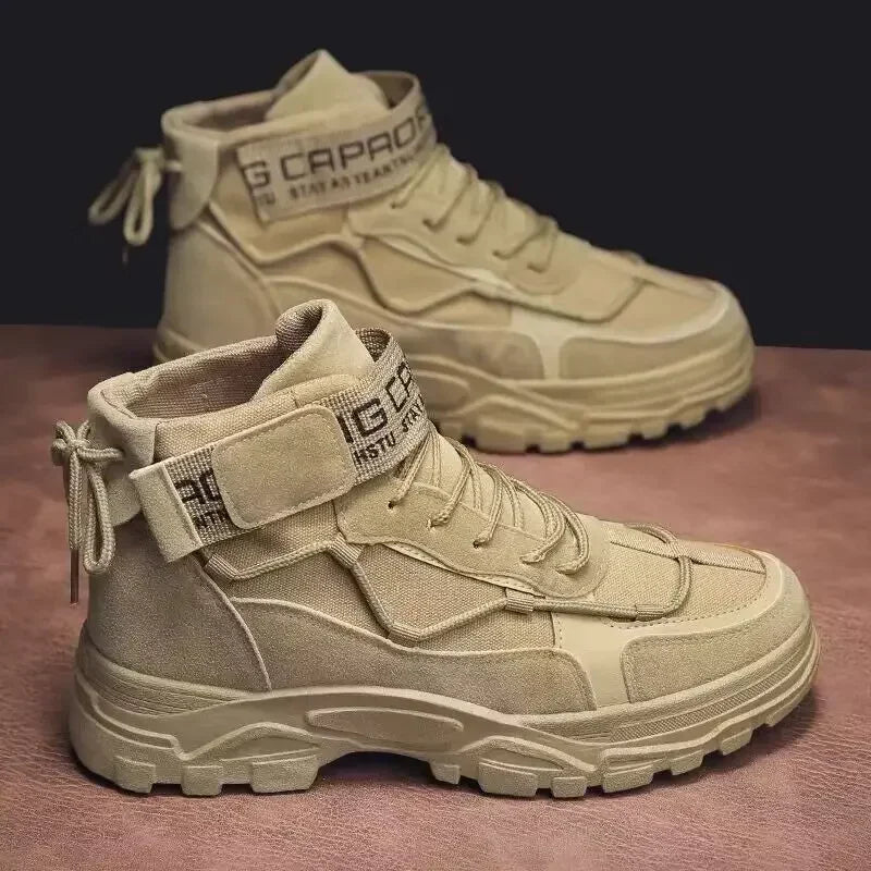 Bota Masculina Estilo Britânico Antiderrapante Confortável (Promoção de Inverno 2025)