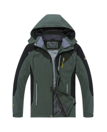 Jaqueta Masculina Impermeável para Trilha e Pesca com Proteção Contra Vento - (Promoção de Inverno 2025)