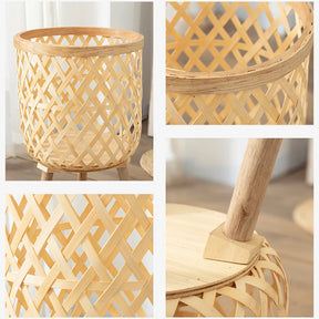 Vaso Bambu Trançado