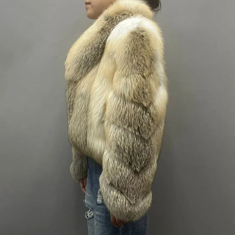 Casaco Feminino com Gola Alta Peluciado Para Inverno – (Promoção de Inverno 2025)