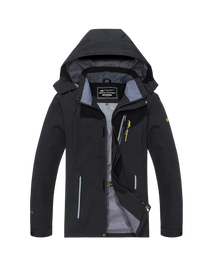 Jaqueta Masculina Impermeável para Trilha e Pesca com Proteção Contra Vento - (Promoção de Inverno 2025)