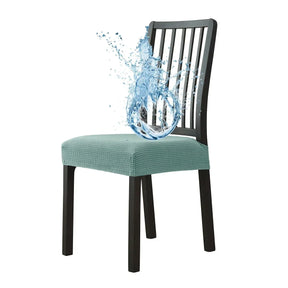 Capa para cadeira em tecido elástico jacquard impermeável