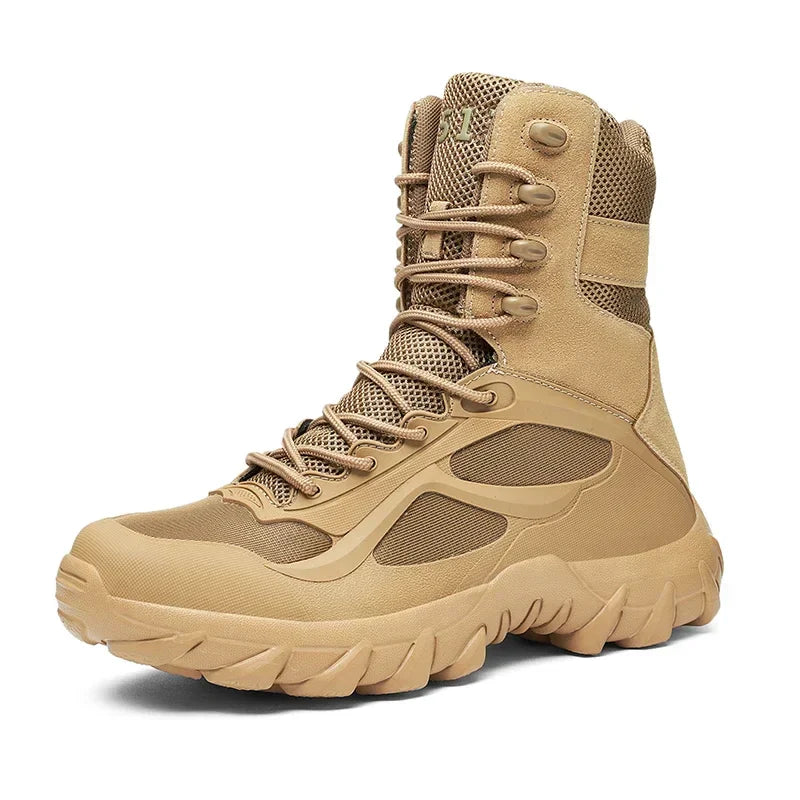 Bota Tática Masculina Leve Antiderrapante - (Promoção de Inverno 2025)