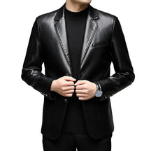 Jaqueta Masculina Gola Lapela Estilo Casual Elegante – (Promoção de Inverno 2025)