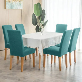 Capa para cadeira em tecido elástico jacquard impermeável