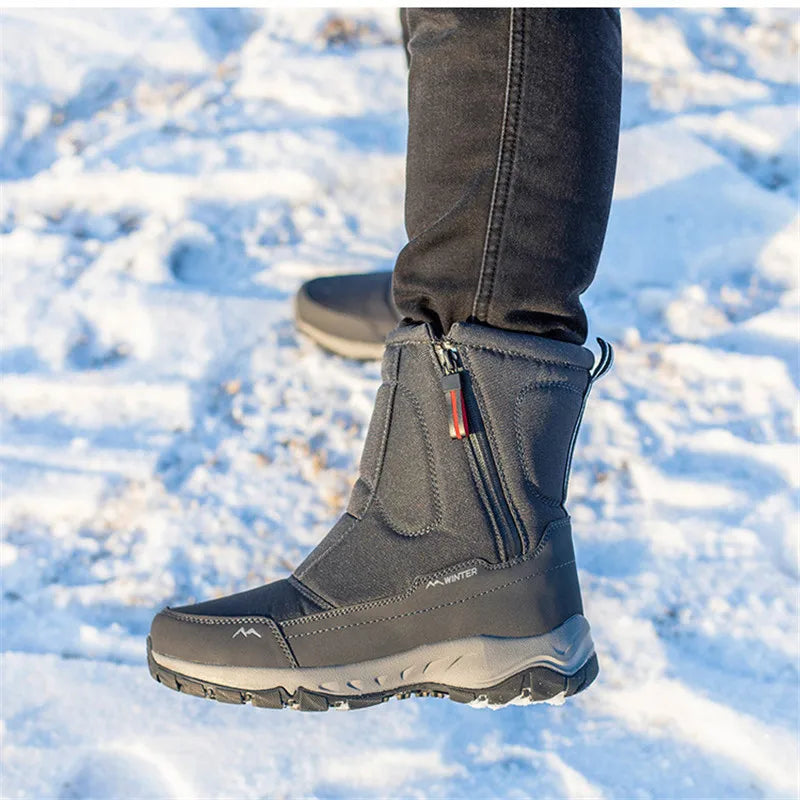 Bota Masculina Para Inverno com Forro Cano Alto (Promoção de Inverno 2025)