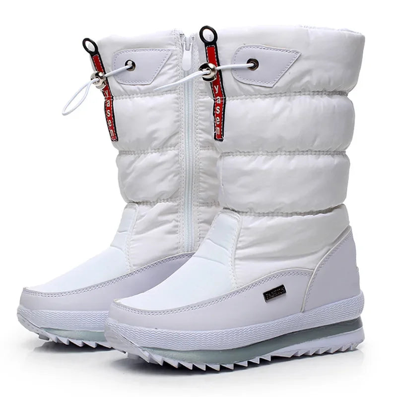 Bota Feminina Para Inverno Meio-Cano Impermeável (Promoção de Inverno 2025)