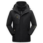 Jaqueta Masculina 3 em 1 com Forro Fleece Impermeável Corta-Vento – (Promoção de Inverno 2025)