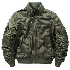 Jaqueta Masculina Bomber Estilo Retrô Oversized Design Curto – (Promoção de Inverno 2025)