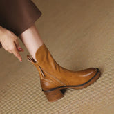 Bota de Couro Casual Brooklyn