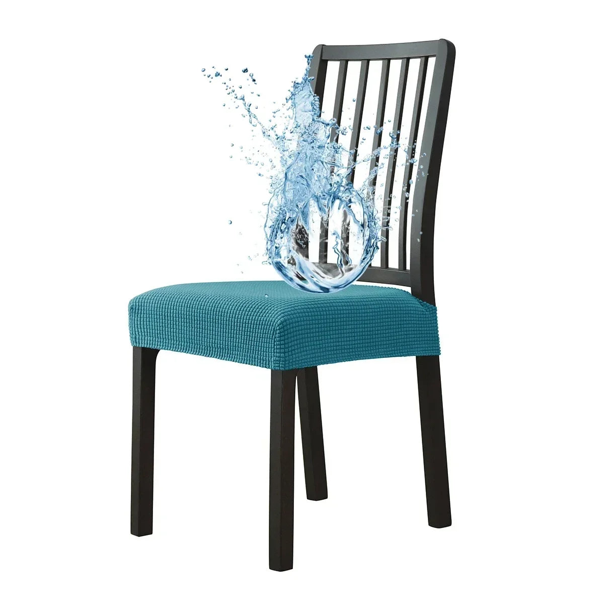 Capa para cadeira em tecido elástico jacquard impermeável