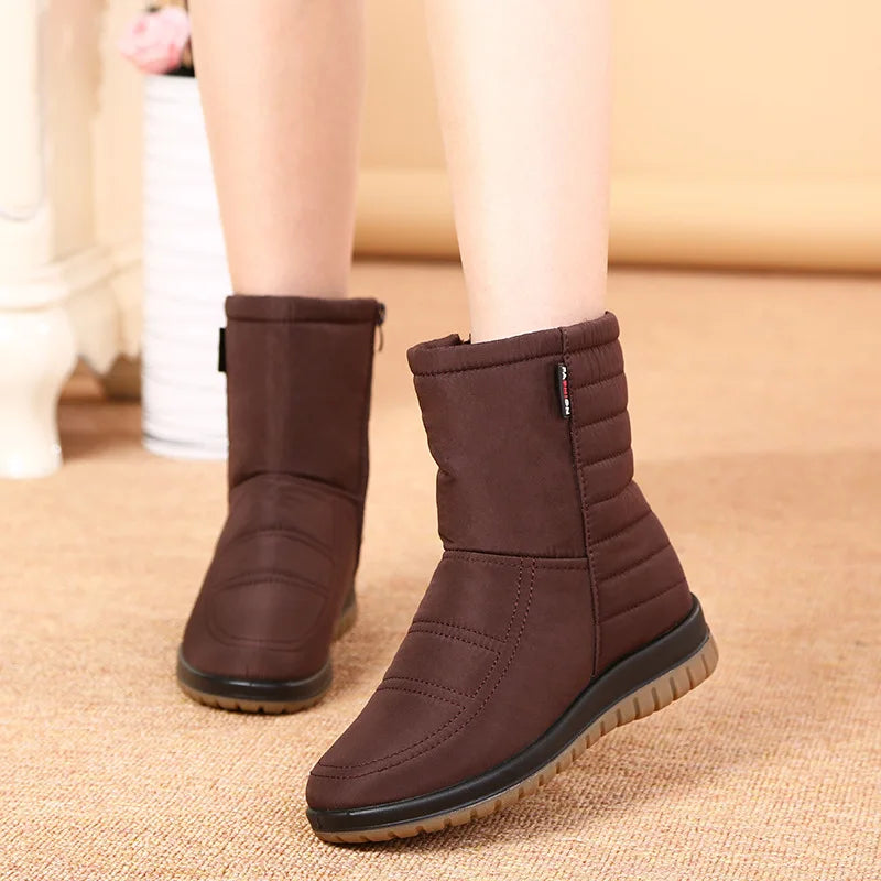 Bota Curta Feminina Para Inverno Impermeável Antiderrapante Proteção e Conforto – (Promoção de Inverno 2025)