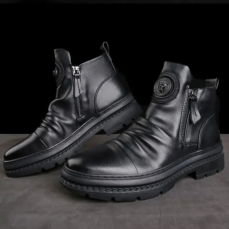Bota Masculina Para Inverno Impermeável Antiderrapante