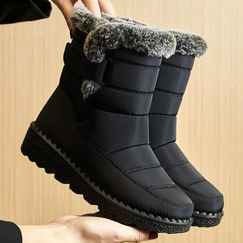 Bota Feminina Para Inverno Impermeável Salto Baixo - (Promoção de Inverno 2025)