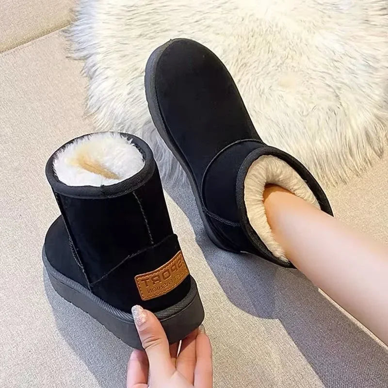 Bota Feminina Para Inverno Plataforma Antiderrapante Impermeável (Promoção de Inverno 2025)