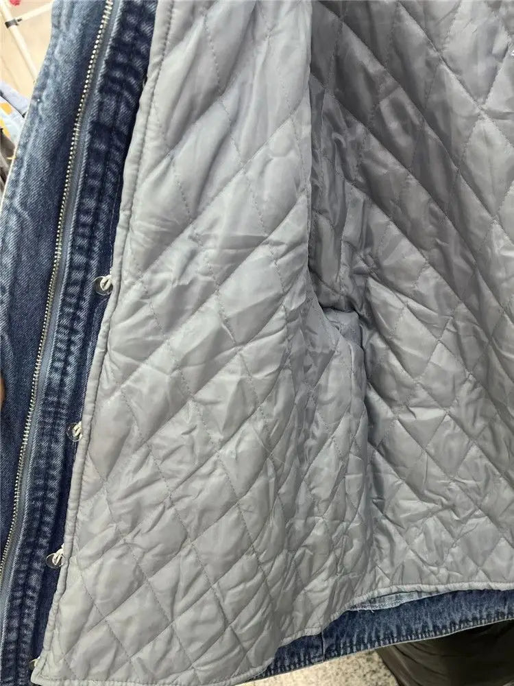 Casaco Feminino Jeans Para Inverno Peluciado Confortável – (Promoção de Inverno 2025)