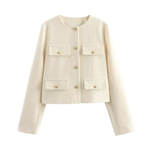 Casaco Casual Tweed
