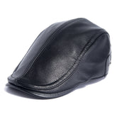 Boina Masculina em Couro Vintage