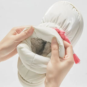 Bota Feminina Impermeável com Forro Peluciado Solado Macio Estilo Casual – (Promoção de Inverno 2025)