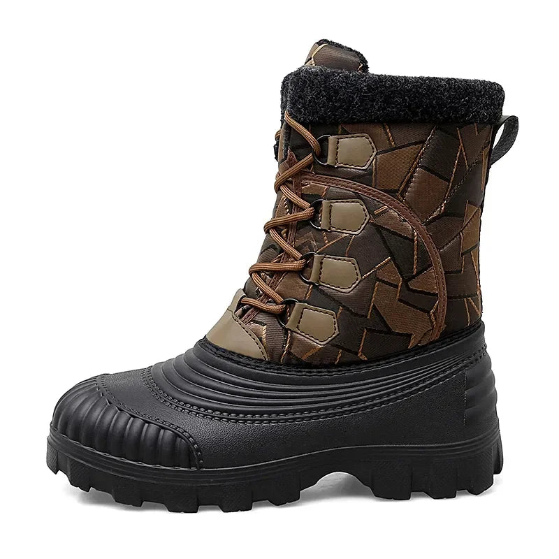 Bota Masculina Camuflada Impermeável (Promoção de Inverno 2025)