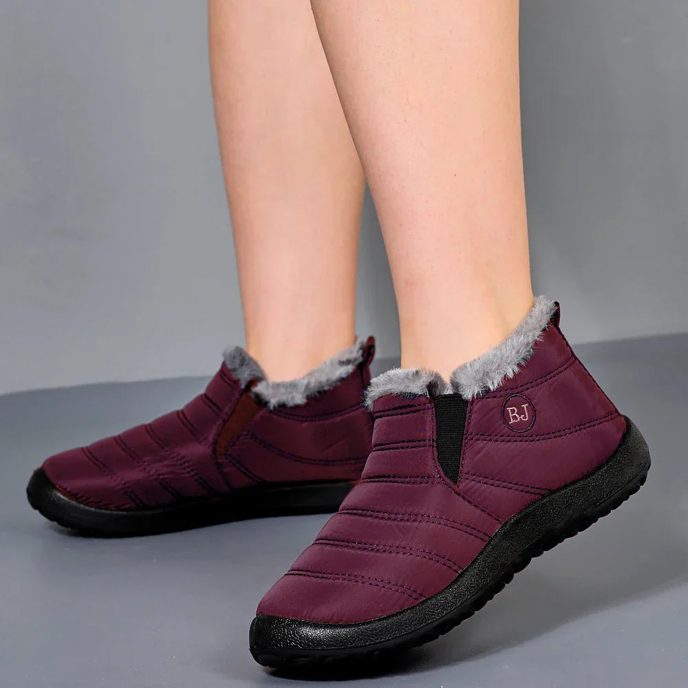 Bota Feminina de Inverno Impermeável Solado Antiderrapante - (Promoção de Inverno 2025)