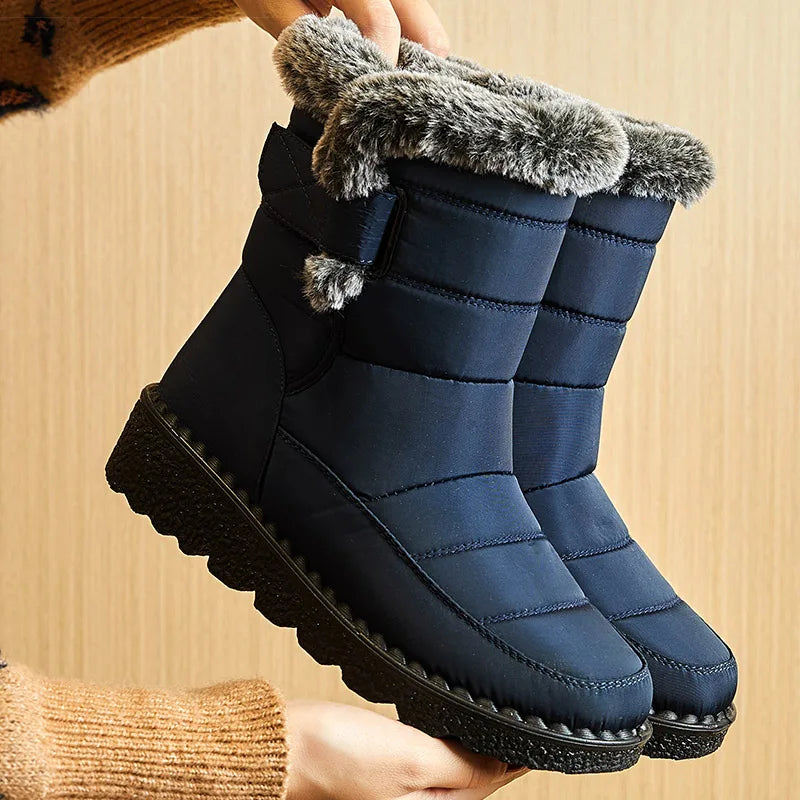 Bota Feminina Para Inverno Impermeável Salto Baixo - (Promoção de Inverno 2025)