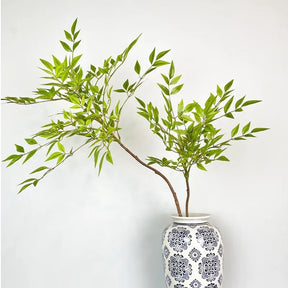 Planta Artificial Galhos de Bamboo de Decoração Garden 110 CM