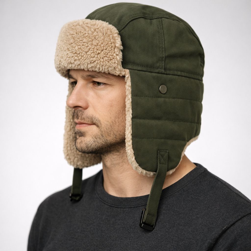 Touca Masculina Forrada Aviador Glacier