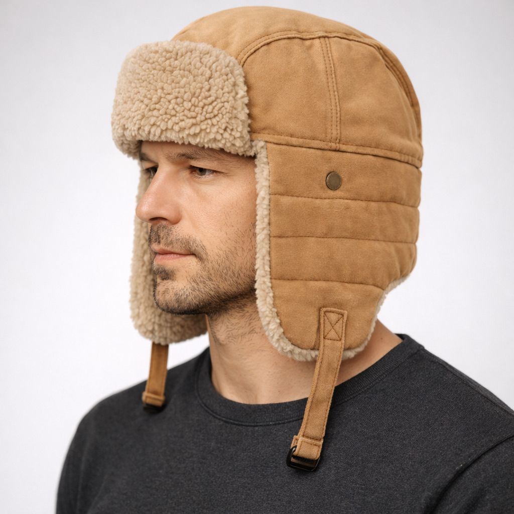 Touca Masculina Forrada Aviador Glacier