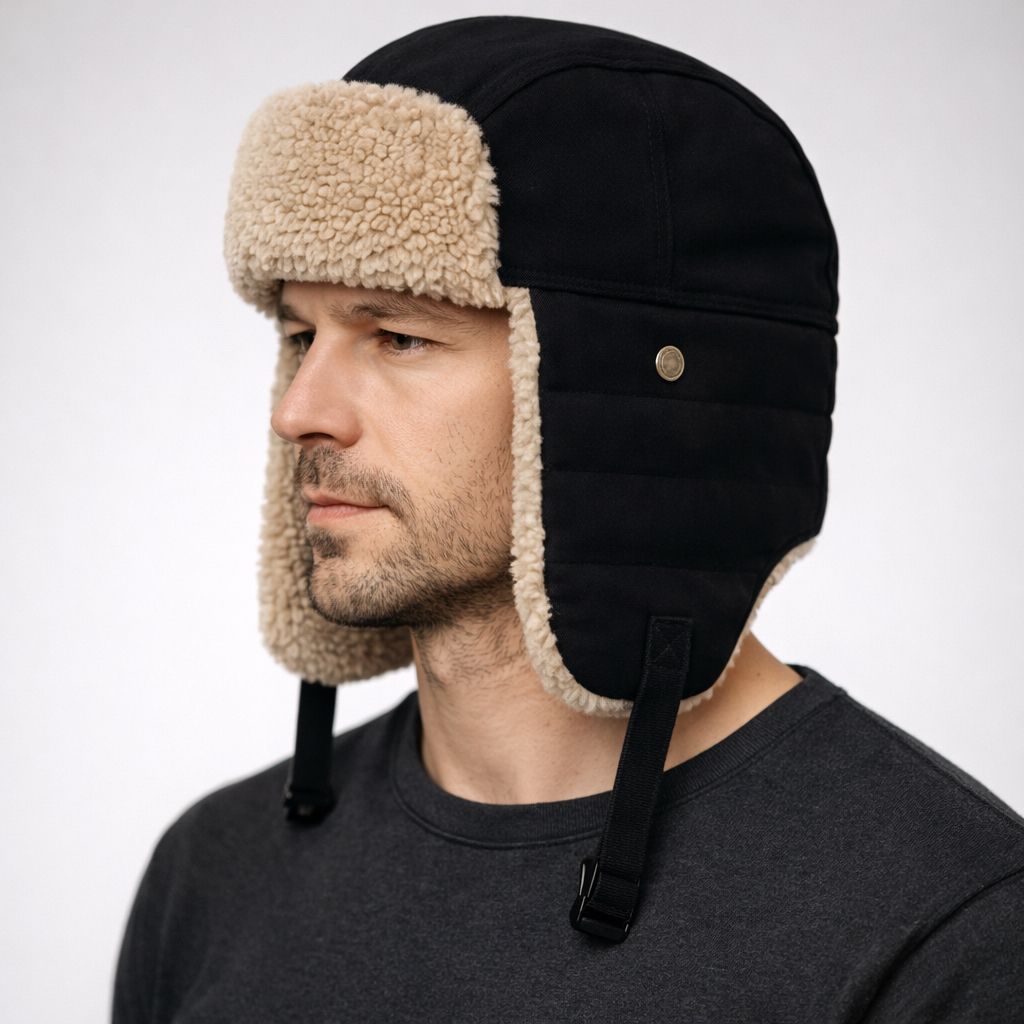 Touca Masculina Forrada Aviador Glacier