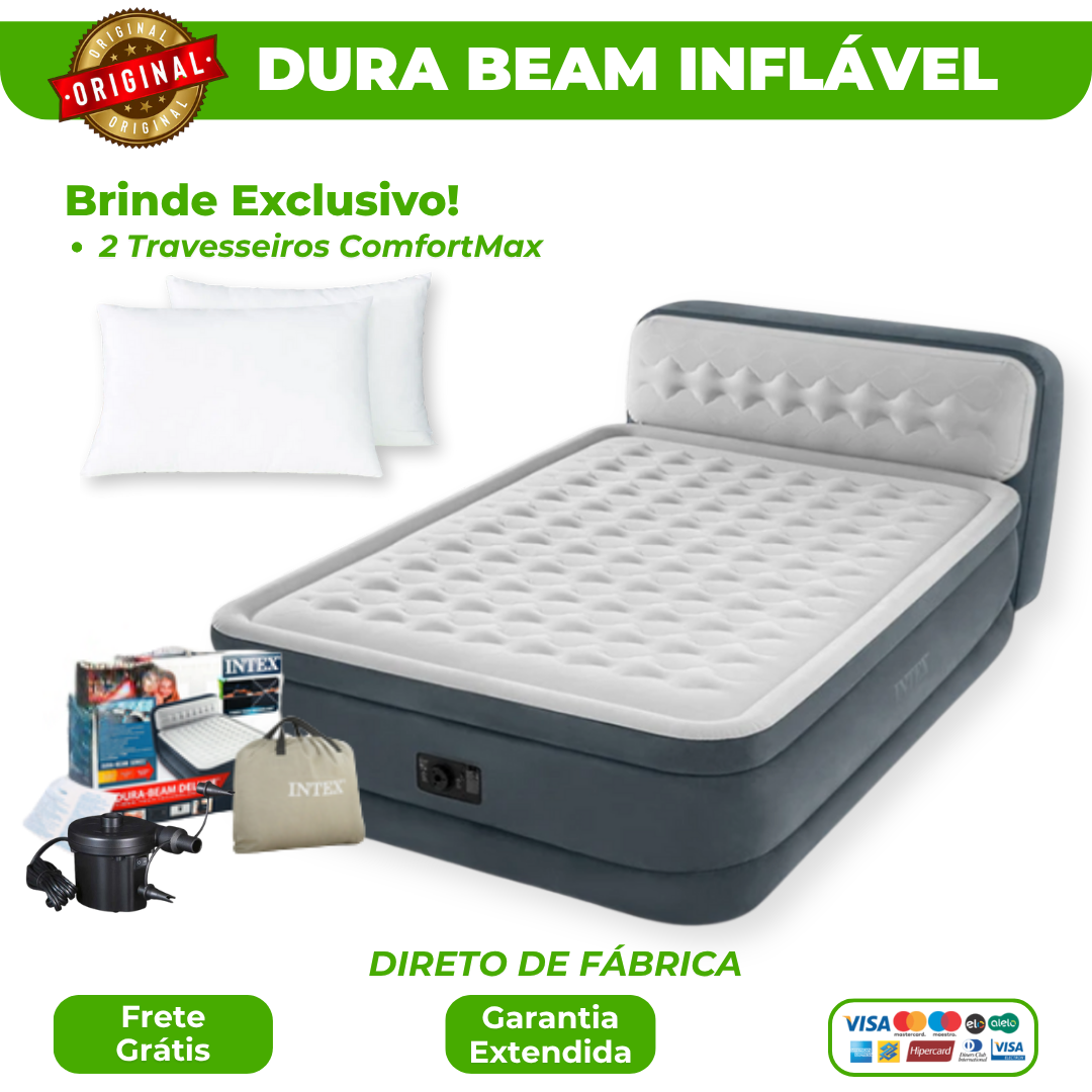 DuraBeam - Colchão Inflável + Brindes [Pague 1 Leve 2]