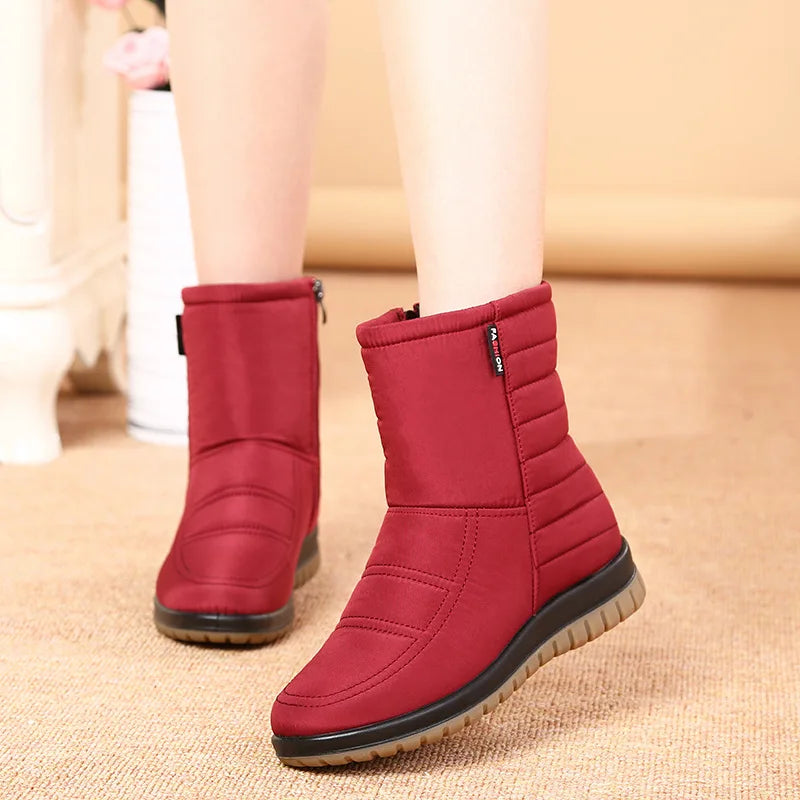 Bota Curta Feminina Para Inverno Impermeável Antiderrapante Proteção e Conforto – (Promoção de Inverno 2025)