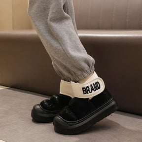 Bota Feminina Para Inverno Impermeável Cano Curto com Forro de Algodão
