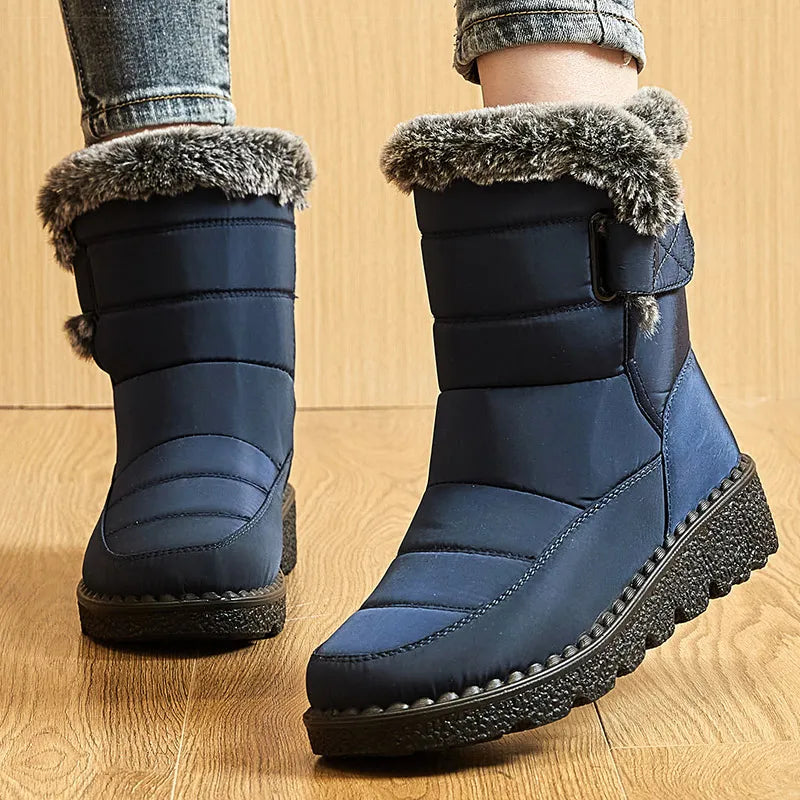 Bota Feminina Para Inverno Impermeável Salto Baixo - (Promoção de Inverno 2025)