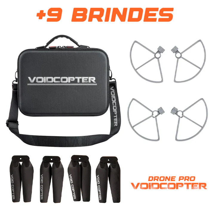 Drone Profissional 5KM com Câmera Dupla 4K HDR + VoidCopter + BRINDES