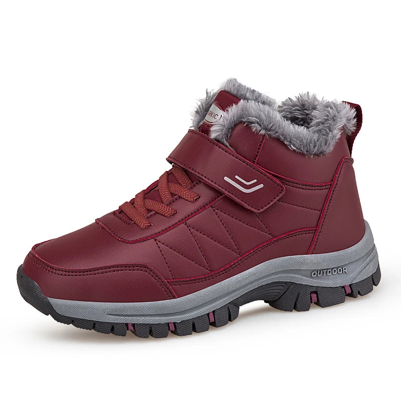 Bota Unissex Para Inverno Impermeável com Forro Peludo