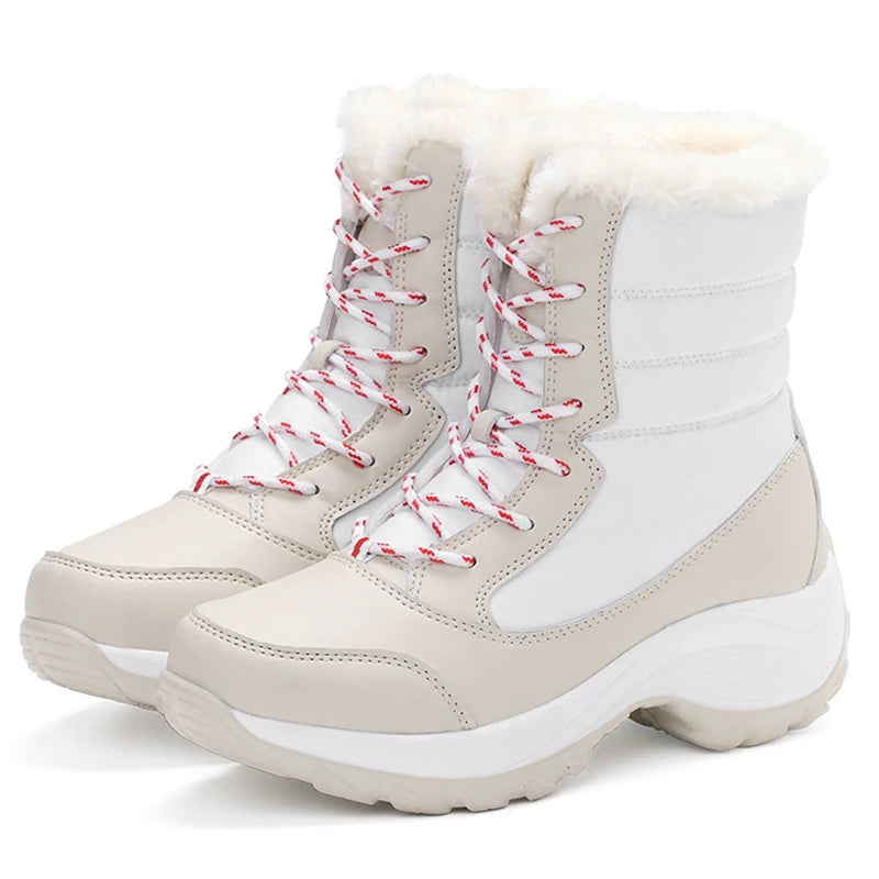 Bota Feminina com Plataforma Impermeável Antiderrapante - (Promoção de Inverno 2025)