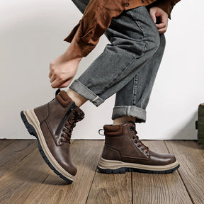 Bota Masculina Para Inverno Solado Antiderrapante - (Promoção de Inverno 2025)