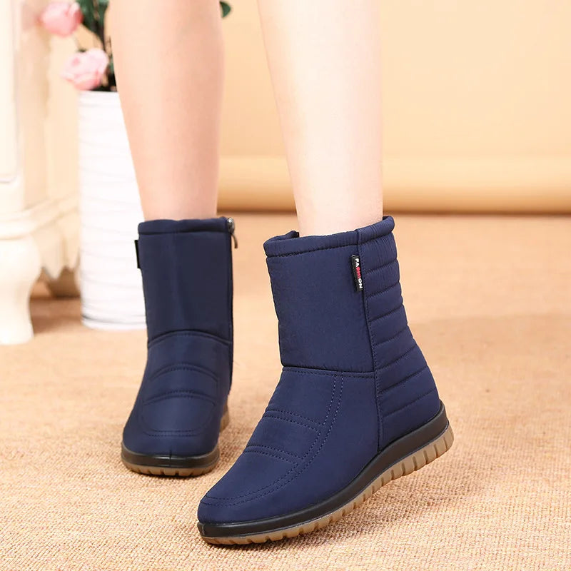 Bota Curta Feminina Para Inverno Impermeável Antiderrapante Proteção e Conforto – (Promoção de Inverno 2025)