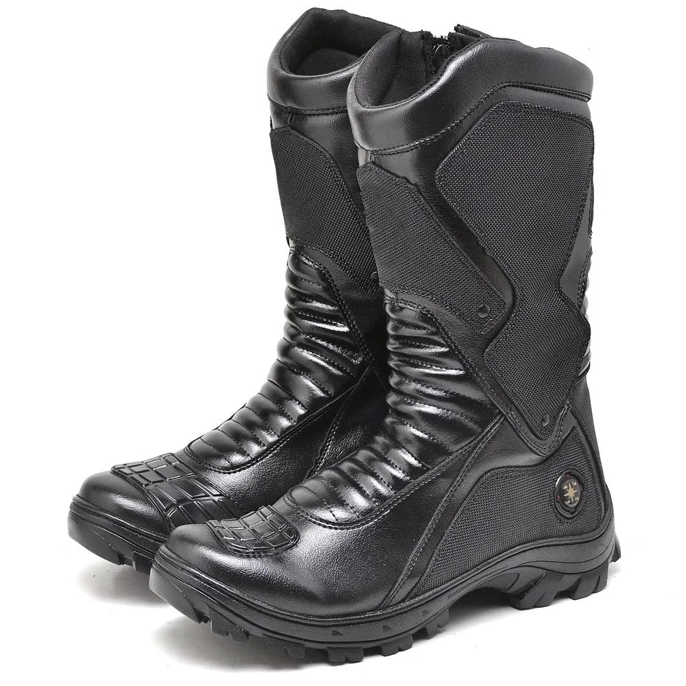 Bota Masculina Biker com Proteção Estilo Tornado - (Promoção de Inverno 2025)