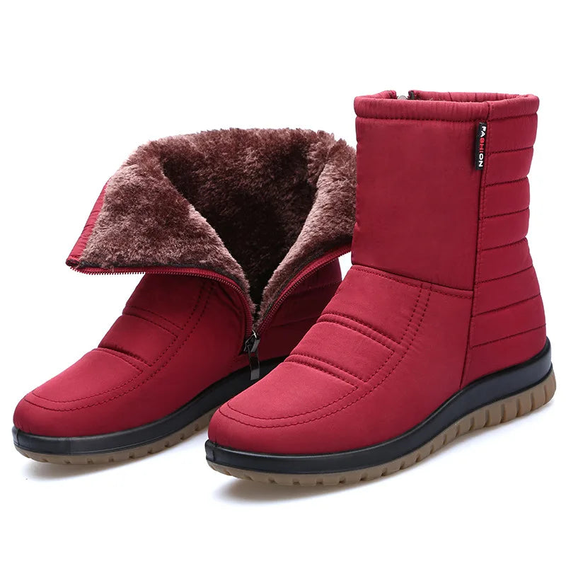 Bota Curta Feminina Para Inverno Impermeável Antiderrapante Proteção e Conforto – (Promoção de Inverno 2025)
