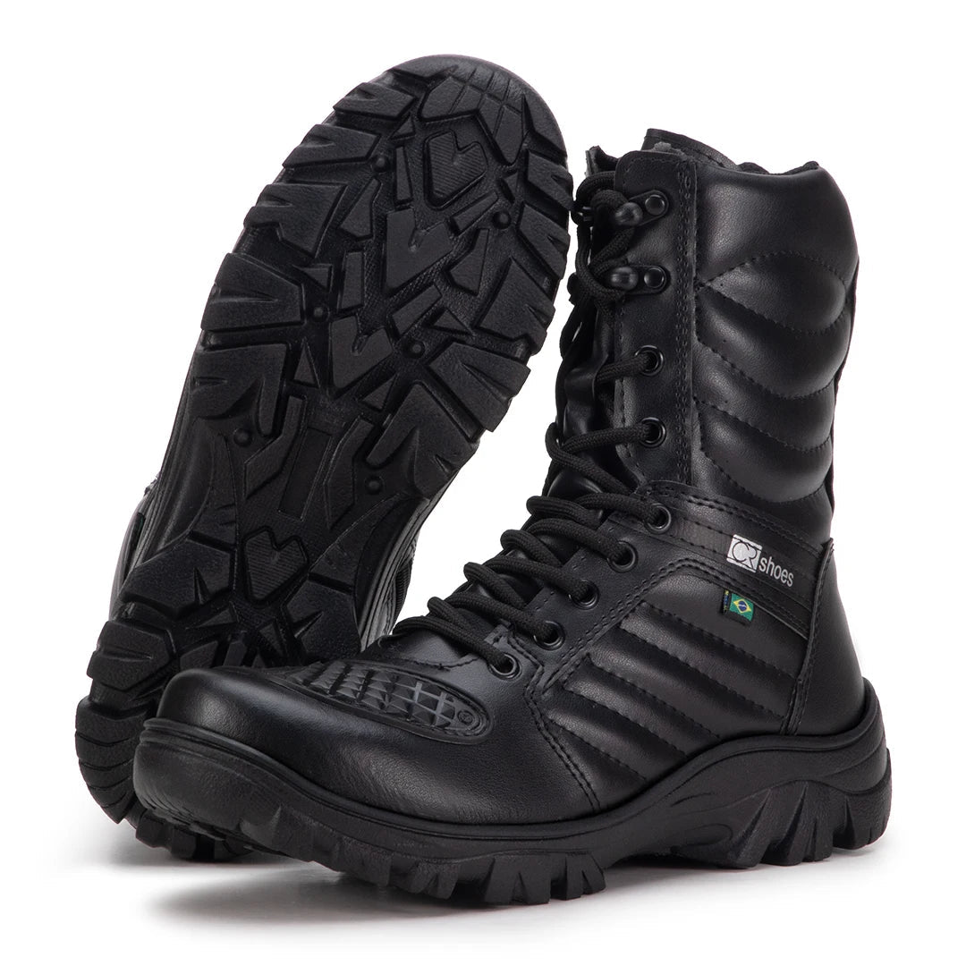 Bota Masculina Militar com Palmilha em Gel - (Promoção de Inverno 2025)
