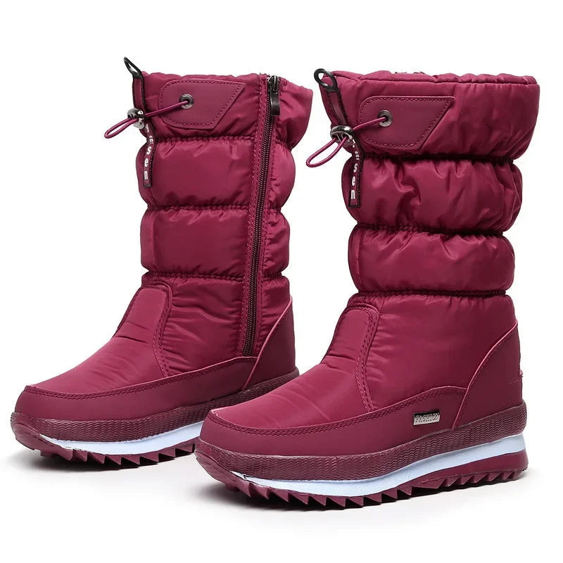 Bota Feminina Para Inverno Meio-Cano Impermeável (Promoção de Inverno 2025)