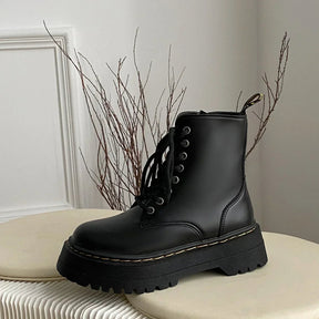 Bota Coturno de Couro Feminina Trend - LP MINDSET