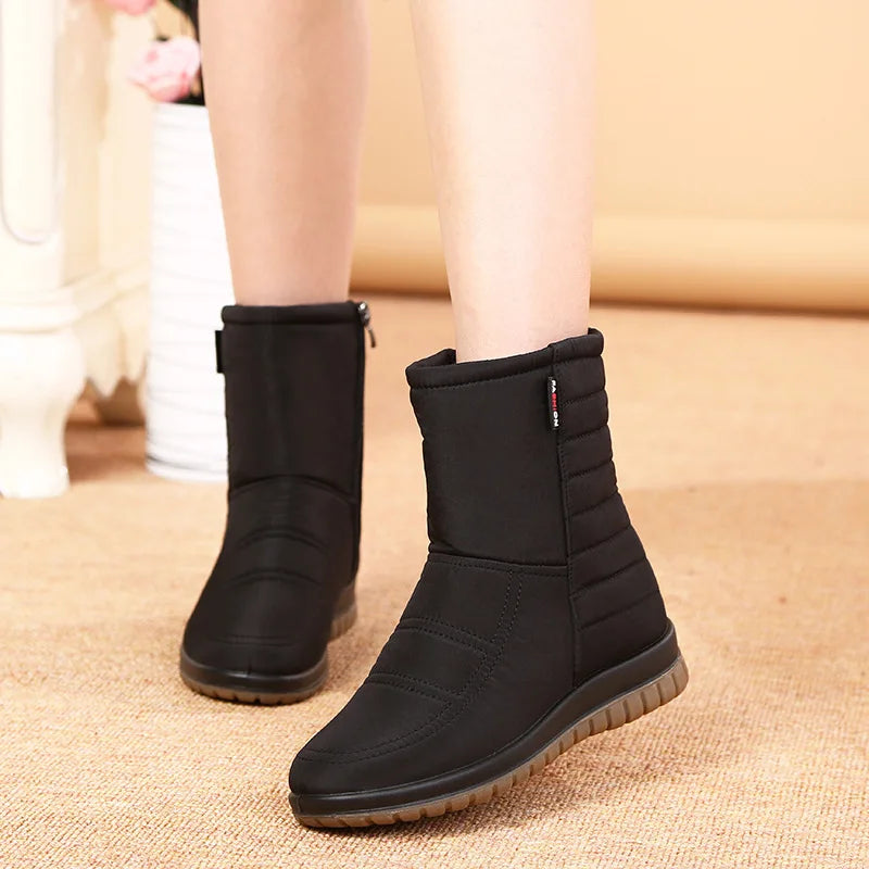 Bota Curta Feminina Para Inverno Impermeável Antiderrapante Proteção e Conforto – (Promoção de Inverno 2025)