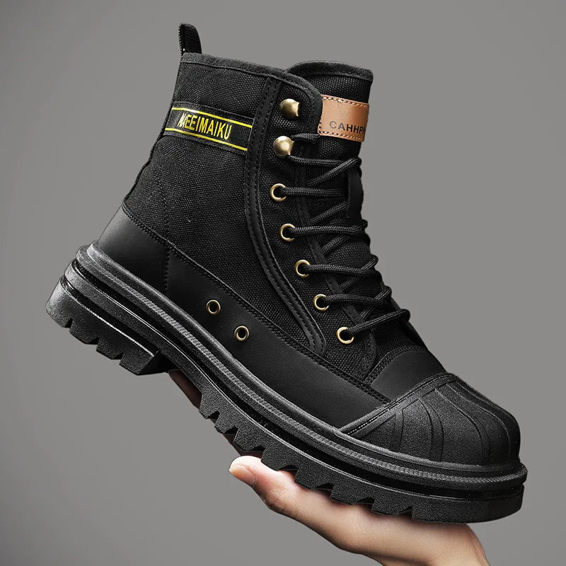 Bota Masculina Para Inverno Cano Alto (Promoção de Inverno 2025)