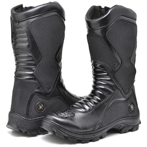 Bota Masculina Biker com Proteção Estilo Tornado - (Promoção de Inverno 2025)