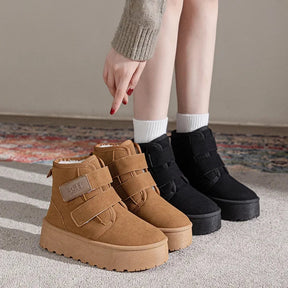 Bota Feminina Curta Forrada com Algodão Térmico – (Promoção de Inverno 2025)